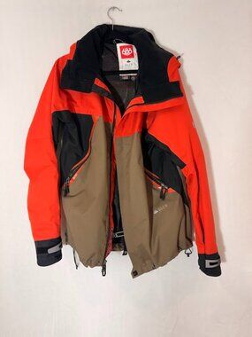 686 Smarty 3 in 1 Form Jacket Mens Orange / Caramel Snowboarding Jacket